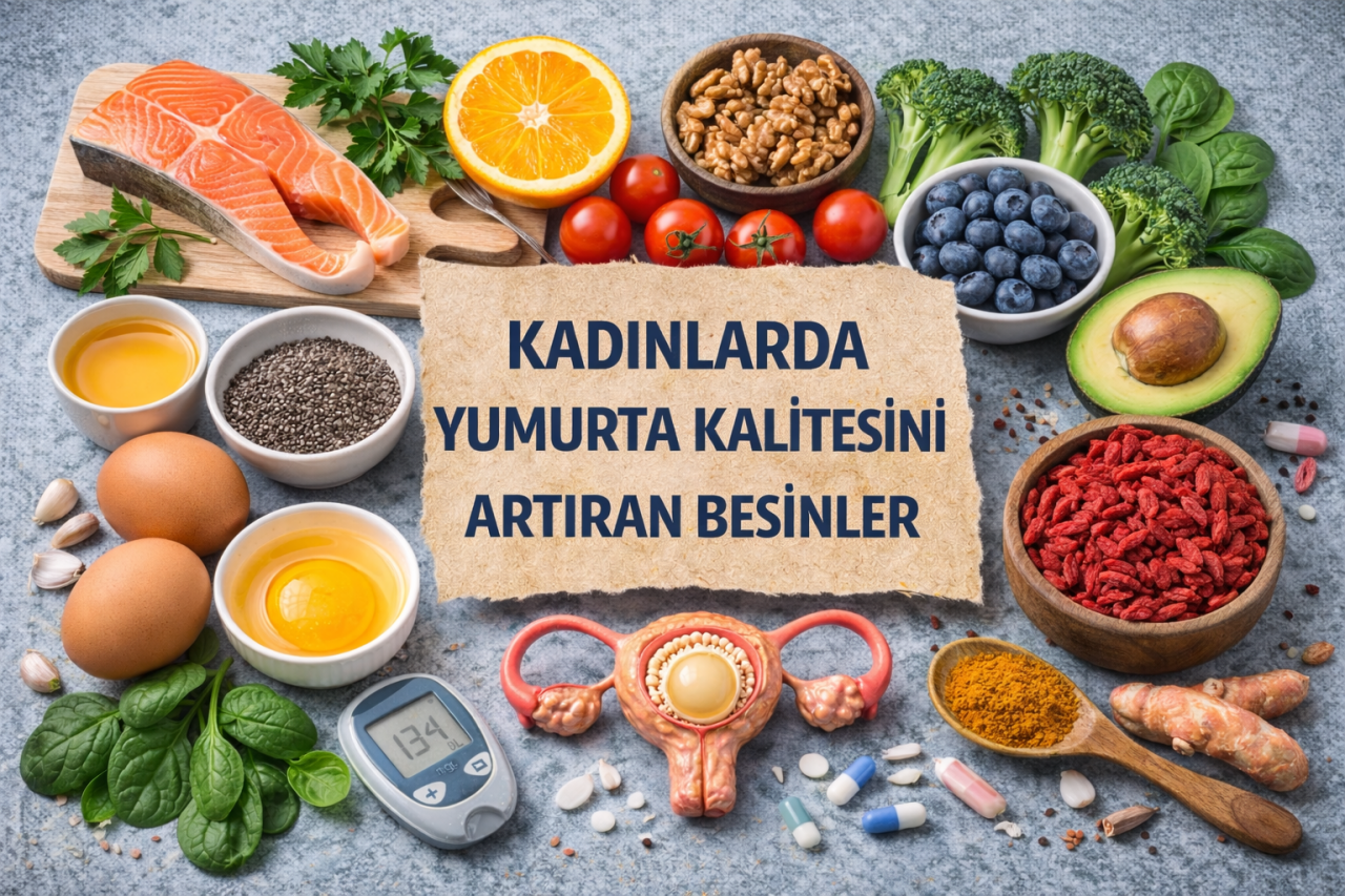 Kadınlarda Yumurta Kalitesini Artıran Besinler