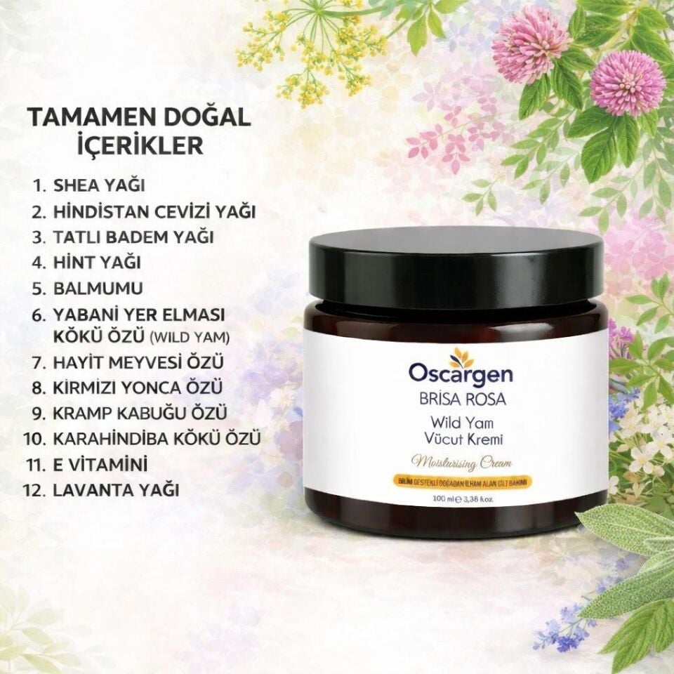 Brisa Rosa® Menopoz & Pms Dönemi Vücut Kremi