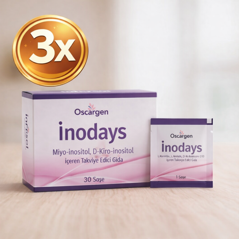 Inodays® 30 Saşe Inositol ( 3 lü Avantajlı Set )