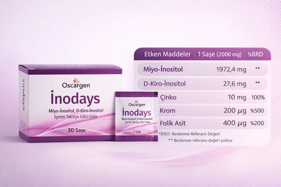 Inodays® 30 Saşe Inositol ( 3 lü Avantajlı Set )